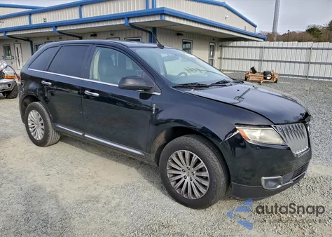 2012 Lincoln Mkx z USA, uszkodzony, nr VIN 2LMDJ6JK9CBL03847